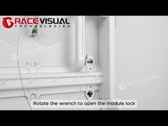 Painel de publicidade comercial a cores inteiras para exibição fixa digital LED