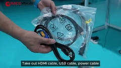 Guia de utilização para instalação de ecrãs pendentes de 3,91LED ao ar livre