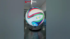 Display de bola LED. FIFA 2026 Pronto!