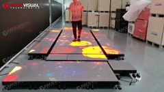 Pista de dança interativa LED criativa #leddancefloor #ledDisplay #interactive