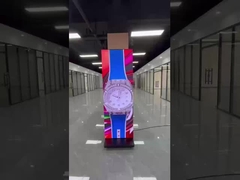 Exibição de cartazes LED triplo-dobrável