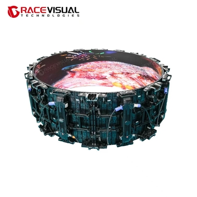 Display LED de aluguer interior flexível painéis flexíveis interiores Display de círculo redondo - série IRDF