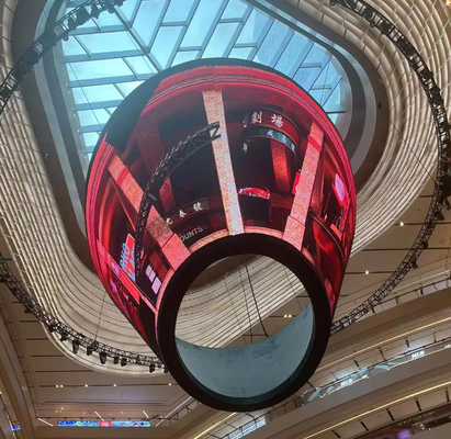 Ecrãs de LED de publicidade atraentes em ambientes internos