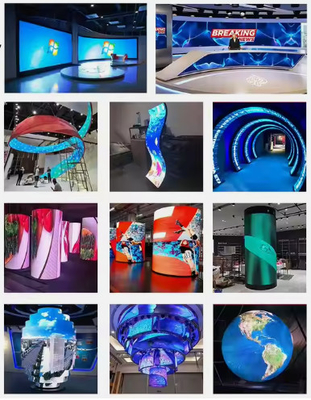 Ecrãs de LED de publicidade atraentes em ambientes internos