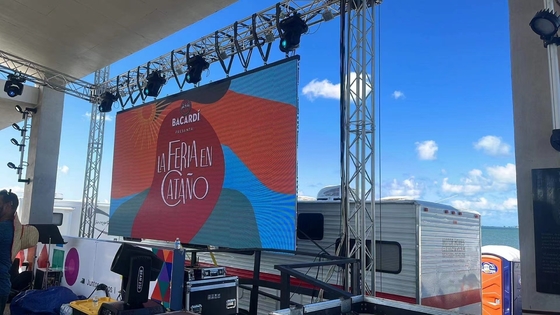 Alta taxa de atualização P2.9 Exibição LED exterior 4500nits 43264 pixels por m2 Adequado para diferentes eventos