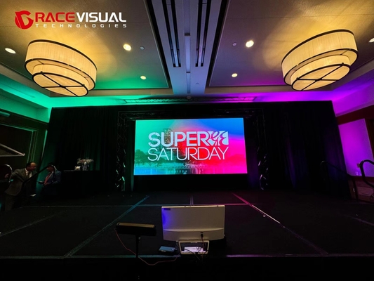 Painel de vídeo LED da série IRB com cartão de recepção A8S Plus e alta taxa de atualização de 7680HZ para aluguel e palco interno