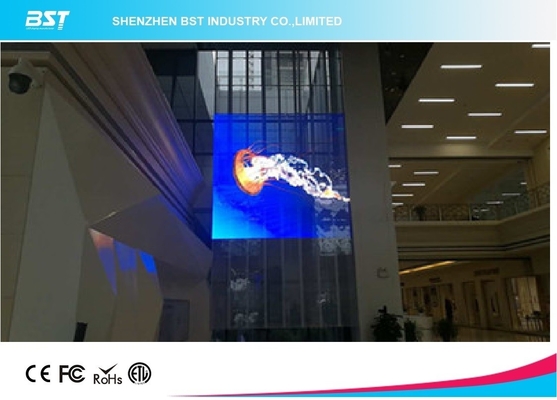 Ecrã de malha transparente LED de peso leve P10 Display a cores para instalação rápida
