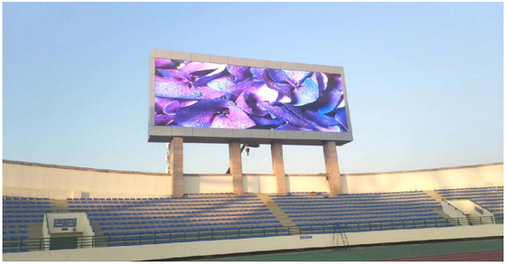 Display LED de publicidade exterior a cores completas Ultra fino, leve e fácil de instalar para publicidade dinâmica