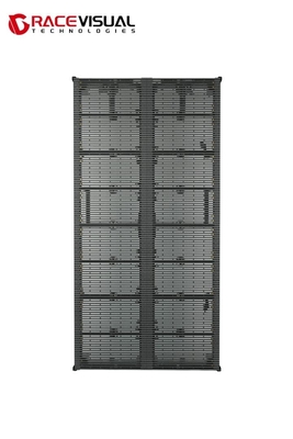 Ecrã LED ultra fino e leve transparente de 500 mm x 1000 mm para necessidades internas e externas