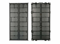 P3.9-7.8 Display LED exterior transparente com 32768px/m2 de densidade de pixels e 9 kg de peso por painel