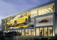 P3.9-7.8 Exibição LED exterior transparente 32 768 px/m2 Densidade de pixels e painel de 9 kg ultra-luz