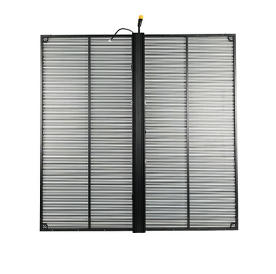 P3.9-7.8 Display LED exterior transparente com um brilho elevado de 5500 nits e uma taxa de atualização de 3840 Hz