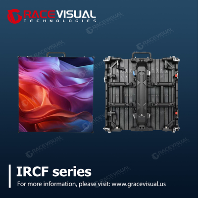 Série IRCF Painel LED flexível Indoor P2.6/P2.9/P3.9 500MM*500MM, A8s Cartões de recepção,7680HZ Alta taxa de atualização