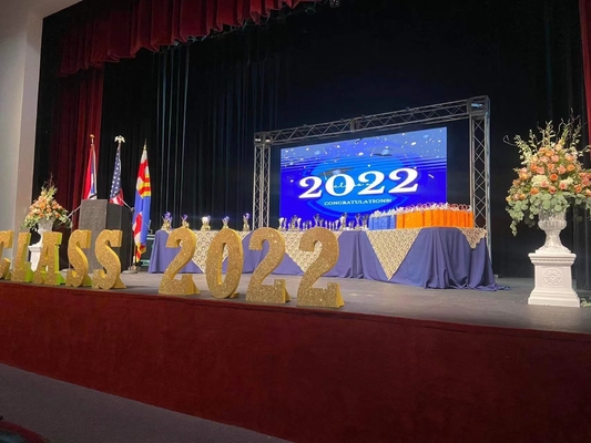 IRA 500X1000mm Indoor LED Display For Rental 7680hz Alta taxa de atualização