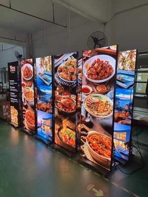 Ultra Slim LED Poster 960x1920MM Instalações de pendurar / montagem na parede / empilhamento