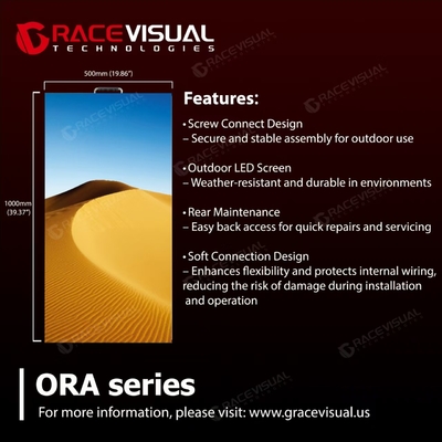 ORA série P3.91 Premium aluguel LED Display - desempenho de elite ao ar livre com 4500 nits Alto brilho.