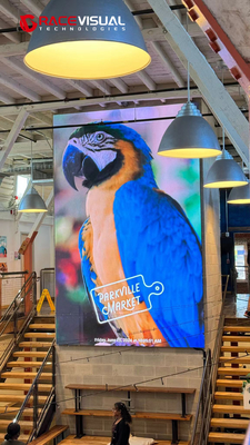Display interno montado na parede P1.25/1.538/1.86/2.5mm Pitch de pixels