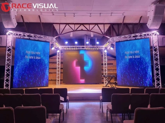 Muralho de vídeo LED de aluguer profissional com serviço de frente - Série IRB para palcos, concertos e eventos 500 * 500MM & 50 * 100MM