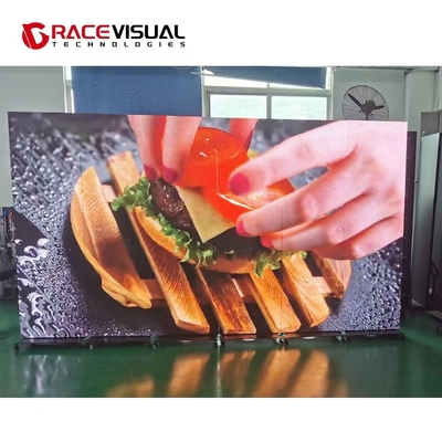 3840hz Alta taxa de atualização Peso de luz Interior Full Color LED Poster Screen 48kg/piece With Wheels Totem