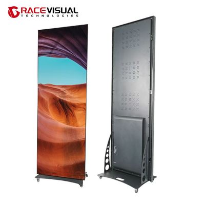 Série IP Poster LED interno versátil de 640x1920mm com alta taxa de atualização e controle sem fio