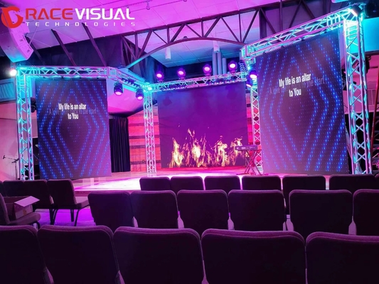 7680HZ 500x500mm IRA Series Indoor Rental LED Display com resolução de módulo 64x64px e classificação IP IP40/IP21
