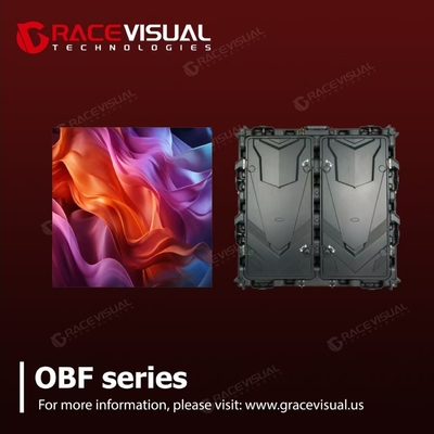 IP65/IP54 Ecrã LED de outdoor de placas de alumínio da série OBF para desempenho superior