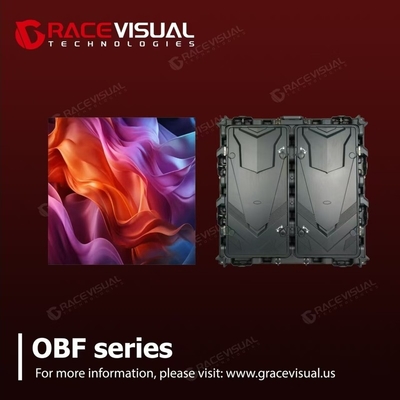 Outdoor Billboard Full Front Service Fixed LED Display Série OBF com Resolução HD IP65/IP54 Alumínio de fundição a óleo