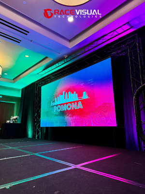 600 nits Brilho 7680 Hz Refresh P2.97 Aluguel LED Wall RB Série 500×1000 mm Armários modulares para eventos internos