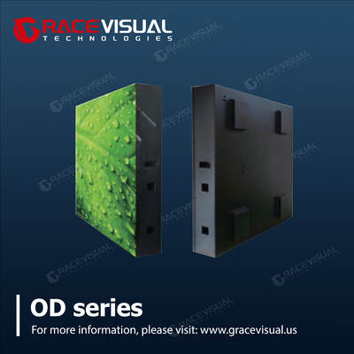 Série OD Display LED externo totalmente de serviço frontal 4.81 5.95 6.67 8 10mm Opções de passo de pixels para alto brilho 6500nits