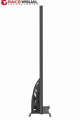 IP Series Indoor 640mmx1920mm Indoor LED Display Poster com base de roda, individual ou em cascata