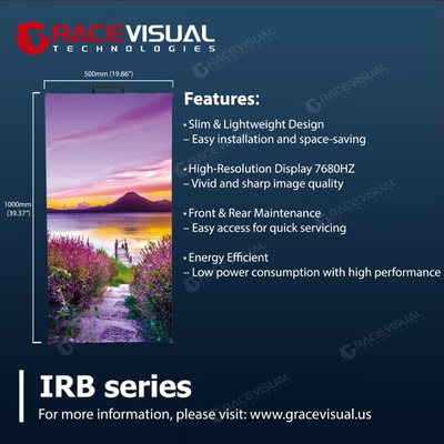 Revolucione os seus eventos interiores com os ecrãs LED da série IRB: inteligentes, elegantes e facilmente escaláveis!