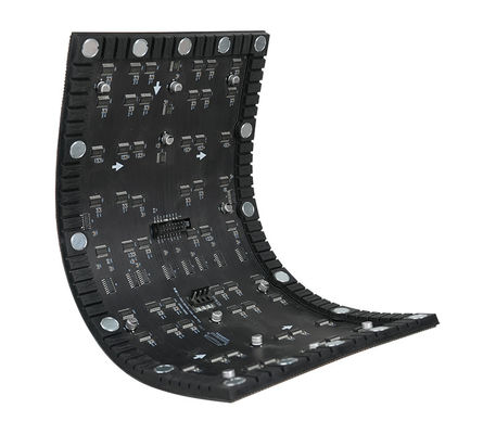 Exibição LED de borracha macia da série FX Modulos ultra-finos e flexíveis para instalações convexas, côncavas e torcidas