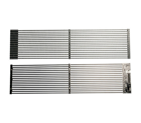 Série TSF, Display LED transparente para instalações internas, design de painel ultra fino, leve