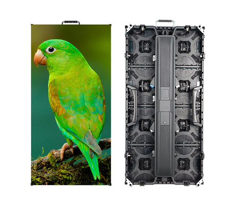 Soluções de LEDs para palcos e salas de controlo de interior paredes de vídeo de LED personalizáveis painéis de 500x500mm módulos de LEDs magnéticos de contraste 4000:1 fácil manutenção durabilidade comercial