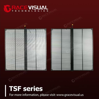 Painel LED transparente da série TSF com alta transparência e design de painel ultra fino