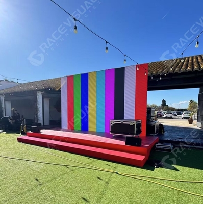 500×1000 mm ORB LED Display para Concertos Esportes e Exposições 7680 Hz Refresh Rate 4500 nits Brilho Impermeável A Pó