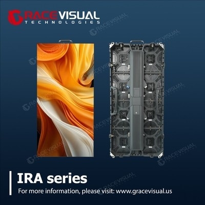 Projetado para palcos e eventos, o IRA Series P3.91 Indoor Rental LED Display possui uma tela full-color de 500×1000mm com uma taxa de atualização ultra-alta de 7680Hz para imagens cristalinas e sem piscar
