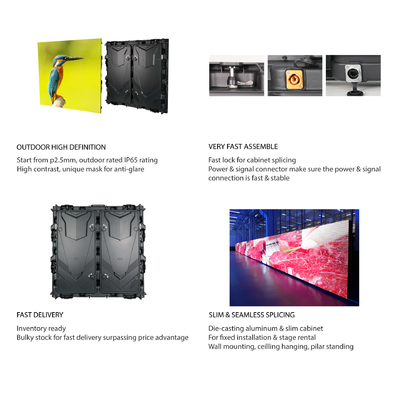 Resolução HD Caixa de alumínio LED de painel OBR Série Perfeito para outdoors e outdoor