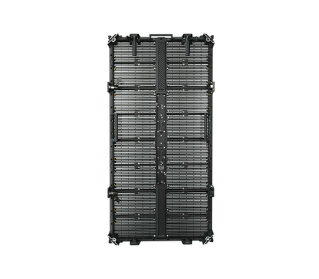 Display LED transparente de alto desempenho da série TSR - P3.9 a P7.8 Pitch de pixels - Ultra-Lisso 7680 Hz Refresh∙ 5000 nits Alto brilho∙ Design modular