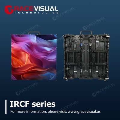 Exibição LED interior flexível Taxa de atualização de 7680Hz Opções de múltiplos pixels Configuração curva criativa