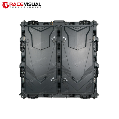 Display LED externo da série OBR 960x960mm Armário de alumínio de fundição por impressão, 5000nits, 3840Hz Refresh Ideal para sinalização e outdoors, com proteção IP65