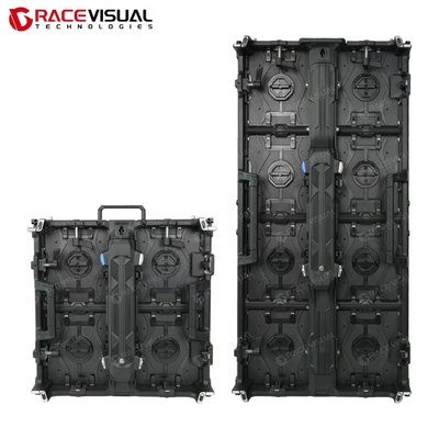 P2.6 Display LED de alumínio modular de fundição a moagem com caixa de alimentação desmontável Transmissão de sinal de pin Ideal para aluguel de eventos de palco
