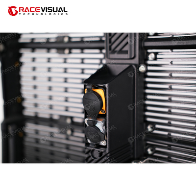 Display LED transparente de alto desempenho da série TSR - P3.9 a P7.8 Pitch de pixels - Ultra-Lisso 7680 Hz Refresh∙ 5000 nits Alto brilho∙ Design modular
