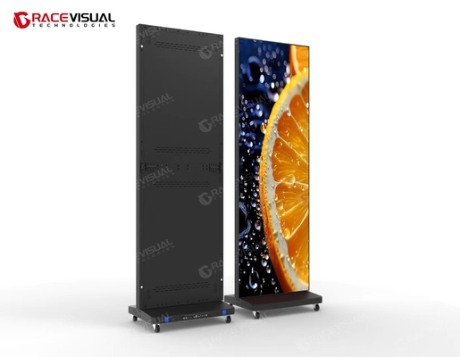 Esquema de cartaz LED dobrável para interiores LED Display Digital para banners Portable Led Video Wall para loja