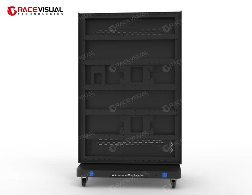 Pequena Dimensão Indoor de Piso Posicional LED Display Poster Screen, Armazenamento Fácil, Transporte Confortável