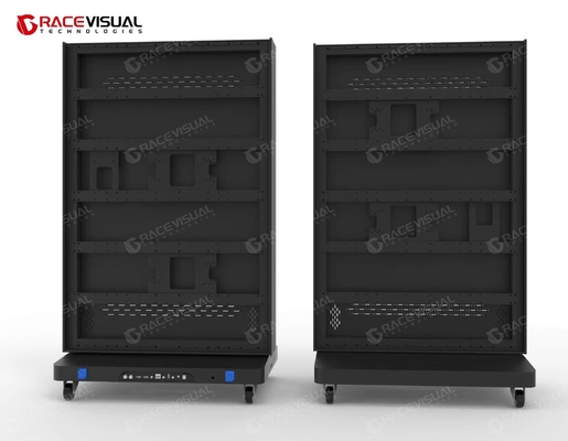 Pequena Dimensão Indoor de Piso Posicional LED Display Poster Screen, Armazenamento Fácil, Transporte Confortável