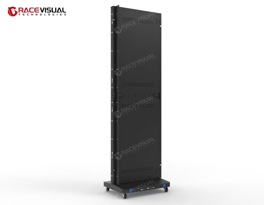 Pequena Dimensão Indoor de Piso Posicional LED Display Poster Screen, Armazenamento Fácil, Transporte Confortável