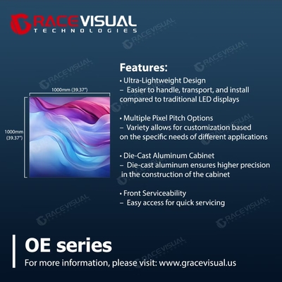 Exibição LED de publicidade exterior da série OE com cores completas Elegante, durável e pronto para ser enviado globalmente