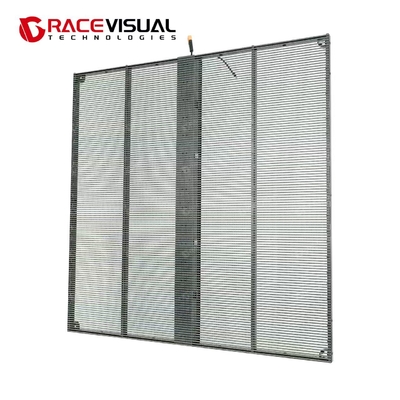 GRACEVISUAL TS-F: Ecrã Inteligente Transparente Ultra-Fino de Alta Luminosidade (600~5500 nits) e alta transparência, nítido em qualquer luz. Painel de alumínio ultraleve (7kg), serviço frontal/traseiro para fácil instalação.