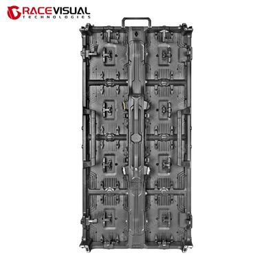 Exibição LED de aluguer ao ar livre com 16 bits de escala de cinzas resistente a intempéries IP65 e design modular leve de 500 × 500 mm